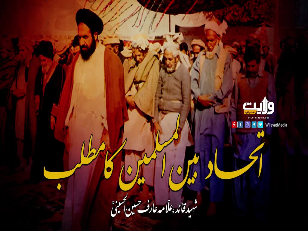 اتحاد بین المسلمین کا مطلب | شہید عارف حسین | Urdu
