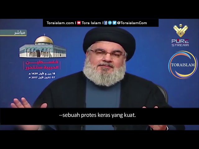 [Clip] Gunakan Media Sosial untuk Melawan Israel | Sayyid Hasan Nasrallah - Arabic sub Malay