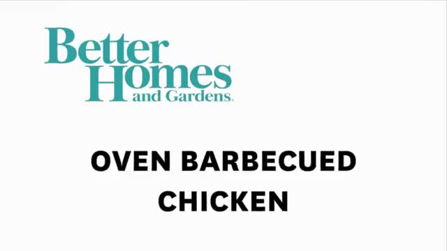 Chicken Recipes: Oven-Barbecue Chicken--No Grilling Needed! English