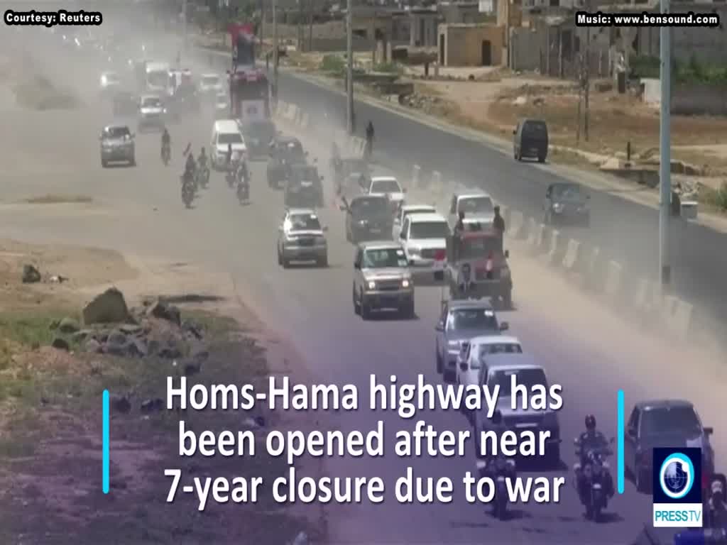 [05 June 2018] Syria opens Homs-Hama highway after near 7-year closure - English
