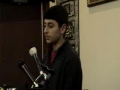 1st speech Muharram 2008 Bilal of  Sunday School Hussaini Calgary - English