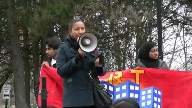Speech by Heather Milton (Indigenous activist) at Toronto Protest against Islamophobia - 21 Nov 2015 - English