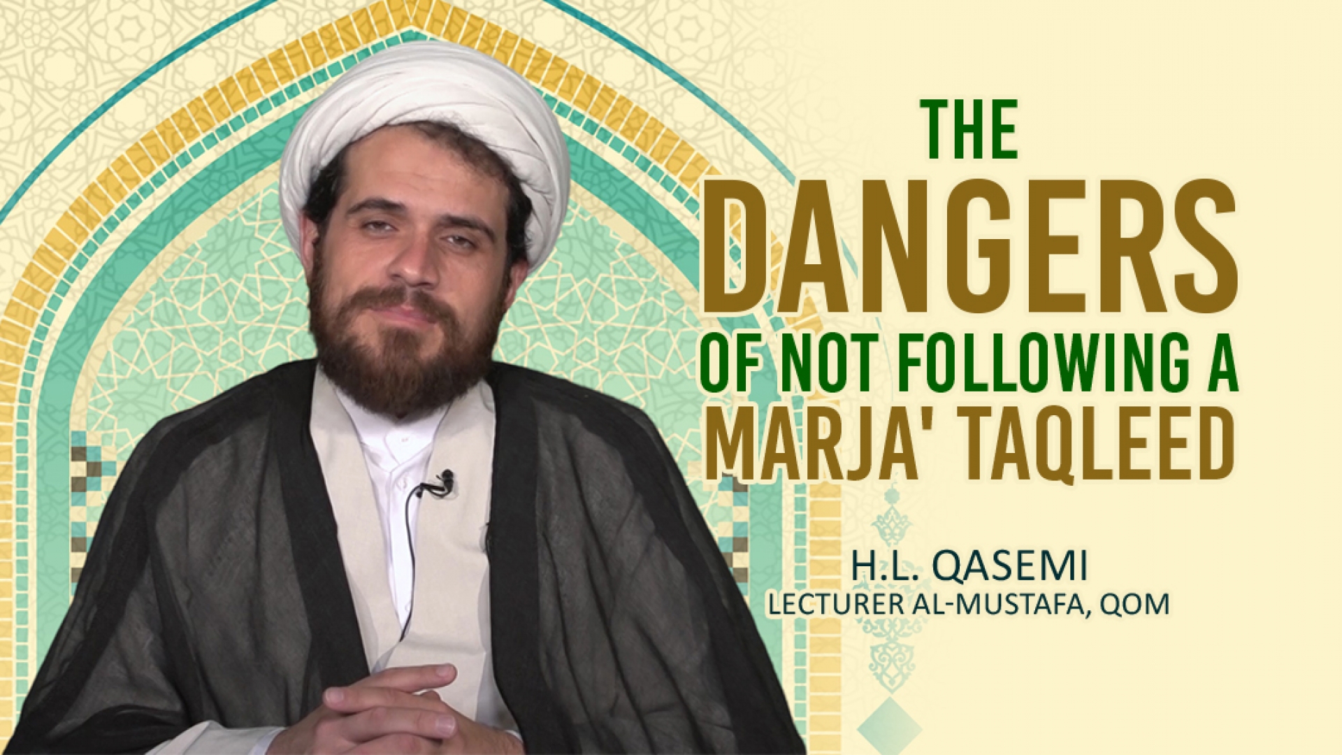 Session 5: The Dangers of not following a Marja\' Taqleed | Farsi sub English