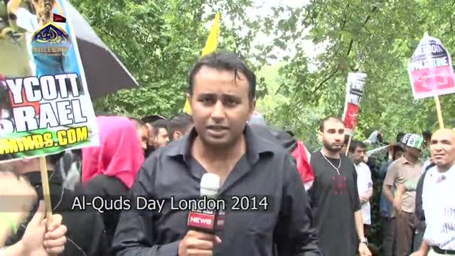 [Al-Quds Day In London 2014] Quds Day Comments by Brother Aamir Qoumi - Ramadan 1435 - Urdu