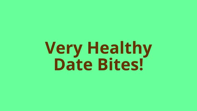 Very Healthy Date Bites - English