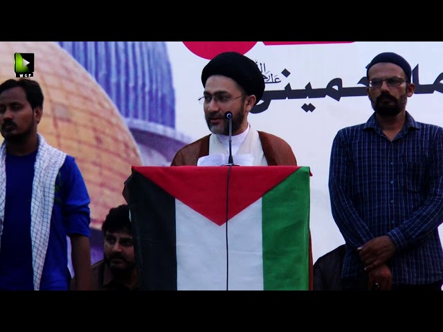 [Markazi Youm AL-QUDS Rally 2019]  Speech: H.I Shehanshah Hussain Naqvi | Karachi - Urdu