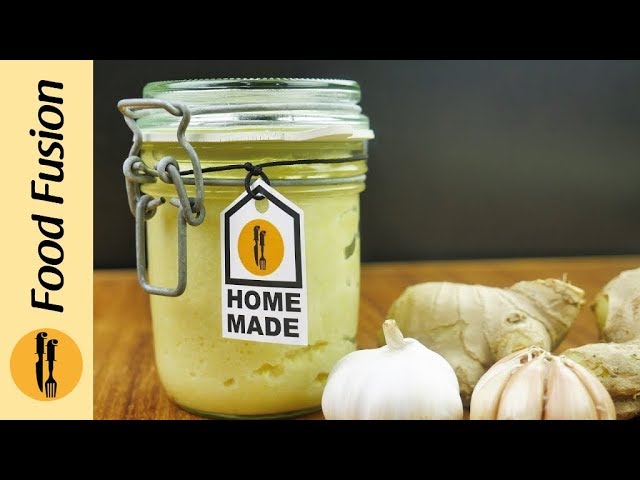 [Quick Recipe] Ginger Garlic Paste (Homemade) - English Urdu