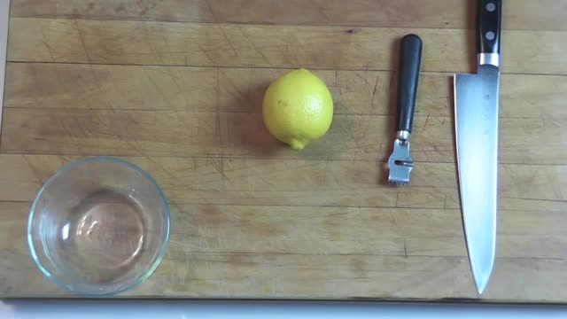 How to make Lemon Twist for Food Plating. Food Decoration. Plating Garnishes. Food Presentation - English