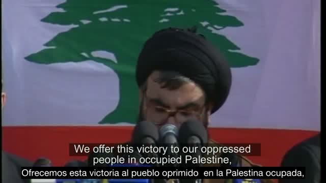 Nasrallah. israel Es Mas DéBil Que Una TelarañA (EspañOl)