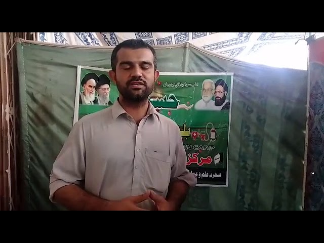 [2nd Blood Donation Drive By Asgharia] Briefing of Saeed Ali about the  blood camps in interior Sindh Urdu