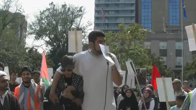 [Al-Quds 2015] Poem by Hussein Mojtahedy at Toronto Al-Quds Rally 2015 - English
