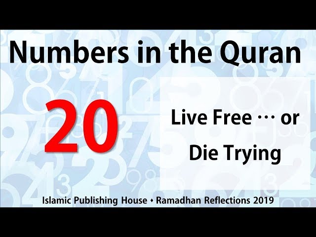 Live free ... or die trying - Ramadhan Reflections 2019 [Day 14] - English