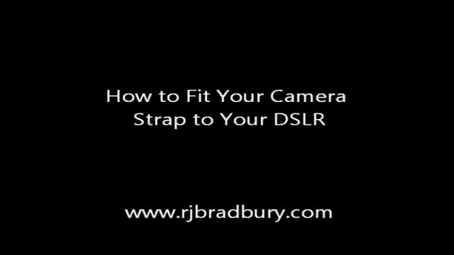 {29} [How To use Canon Camera] How to fit your camera strap. - English