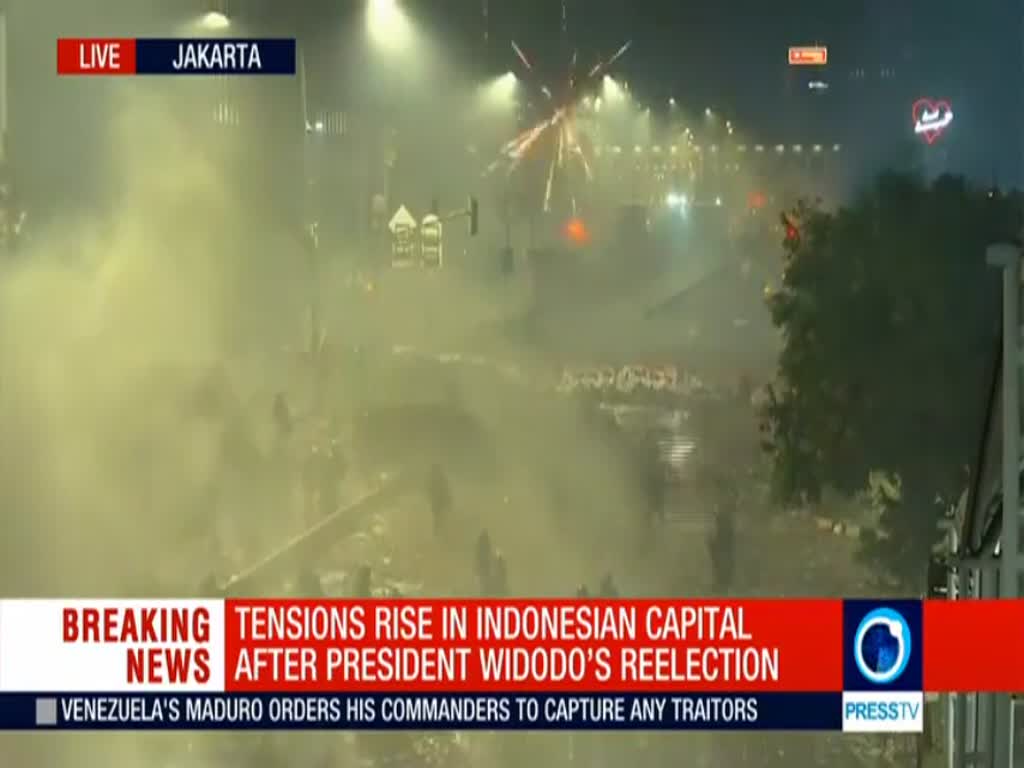 [23 May 2019] Indonesia police clash with people protesting election results - English