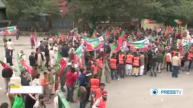 [07 Apr 2014] Lahore protest slams govt. for receiving Saudi aid - English