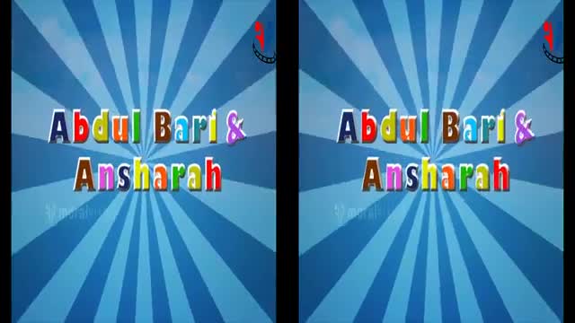 Abdul Bari Muslims Islamic Cartoon for children - Abdul Bari & family in new red car - Urdu