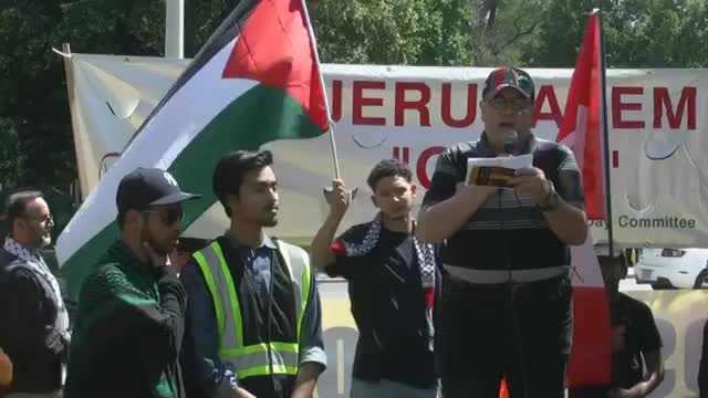 [2016 Toronto Al-Quds Rally] Speech by Wael Ghunaim (Palestinian Association of Hamilton) - English
