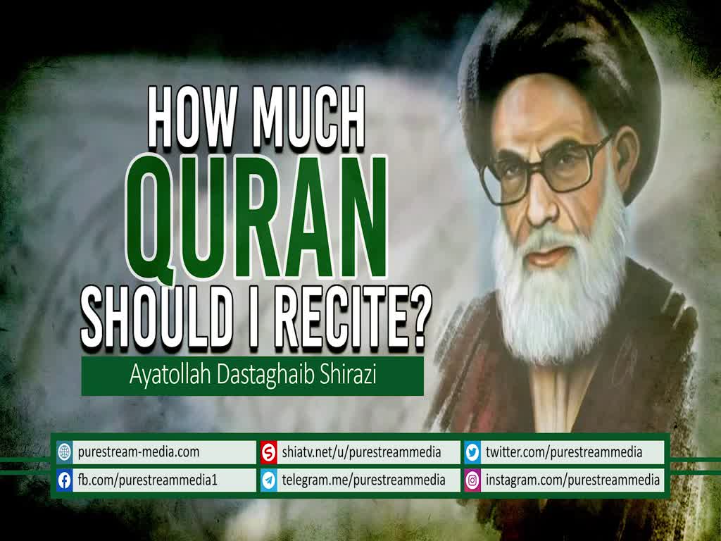 How Much Quran Should I Recite? | Ayatollah Dastaghaib Shirazi | Farsi Sub English