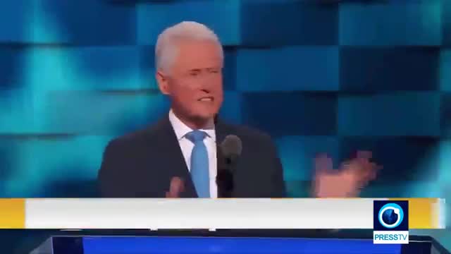 [28th July 2016] Bill Clinton insults Muslim Americans during DNC speech | Press TV English
