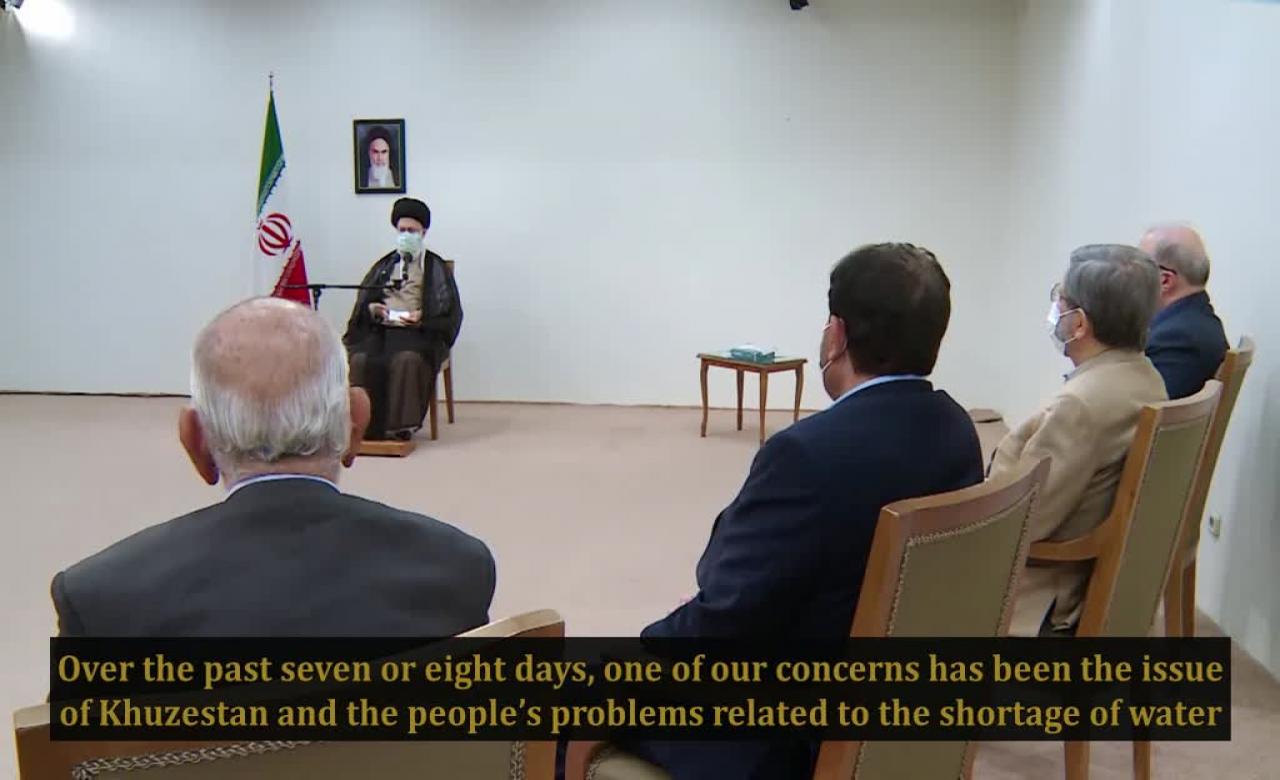 Problems Of Khuzestan | Ayatollah Khamenei | Farsi Sub English