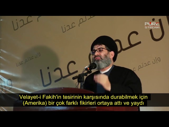 Seyyid Haşim Haydari - Amerika Velayet-i Fakih\'ten Korkuyor - Arabic sub Turkish