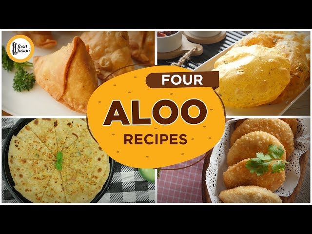 [Quick Recipes] 4 Aloo / potato Recipes (Ramzan Special Recipes)  - English Urdu