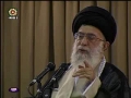 Leader Ayatullah Khamenei advices Elite to trust GOD - English