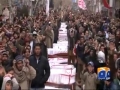 کوئٹہ بم دھماکے؛ دھرنےکا تیسرا دن Quetta Sit in - 13 Jan 13 - Urdu
