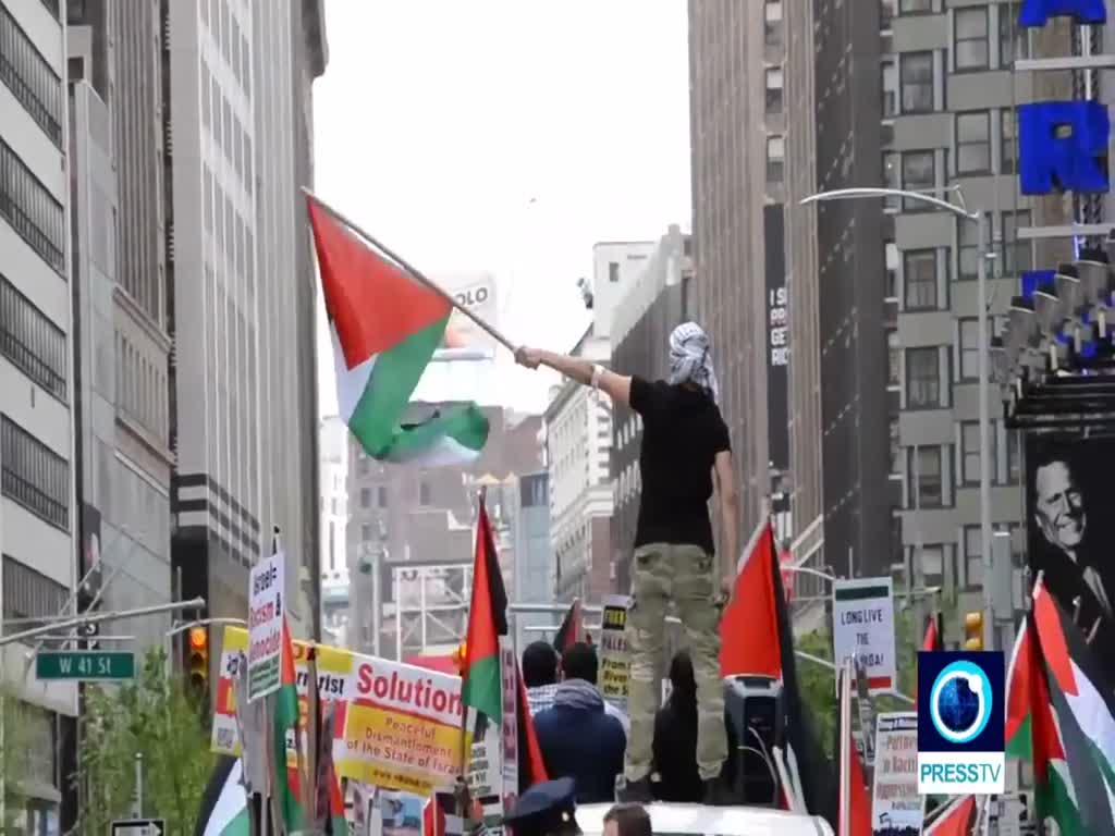 [20 May 2018] Protesters hold Nakba rally in New York City - English