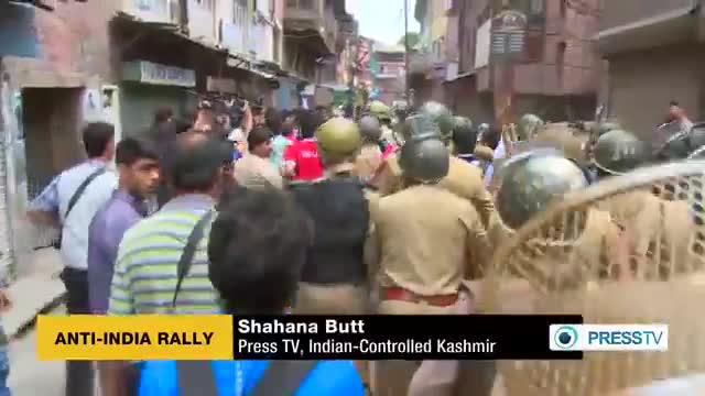 [23 June 2014] Kashmiris stage anti-India rally in Srinagar - English
