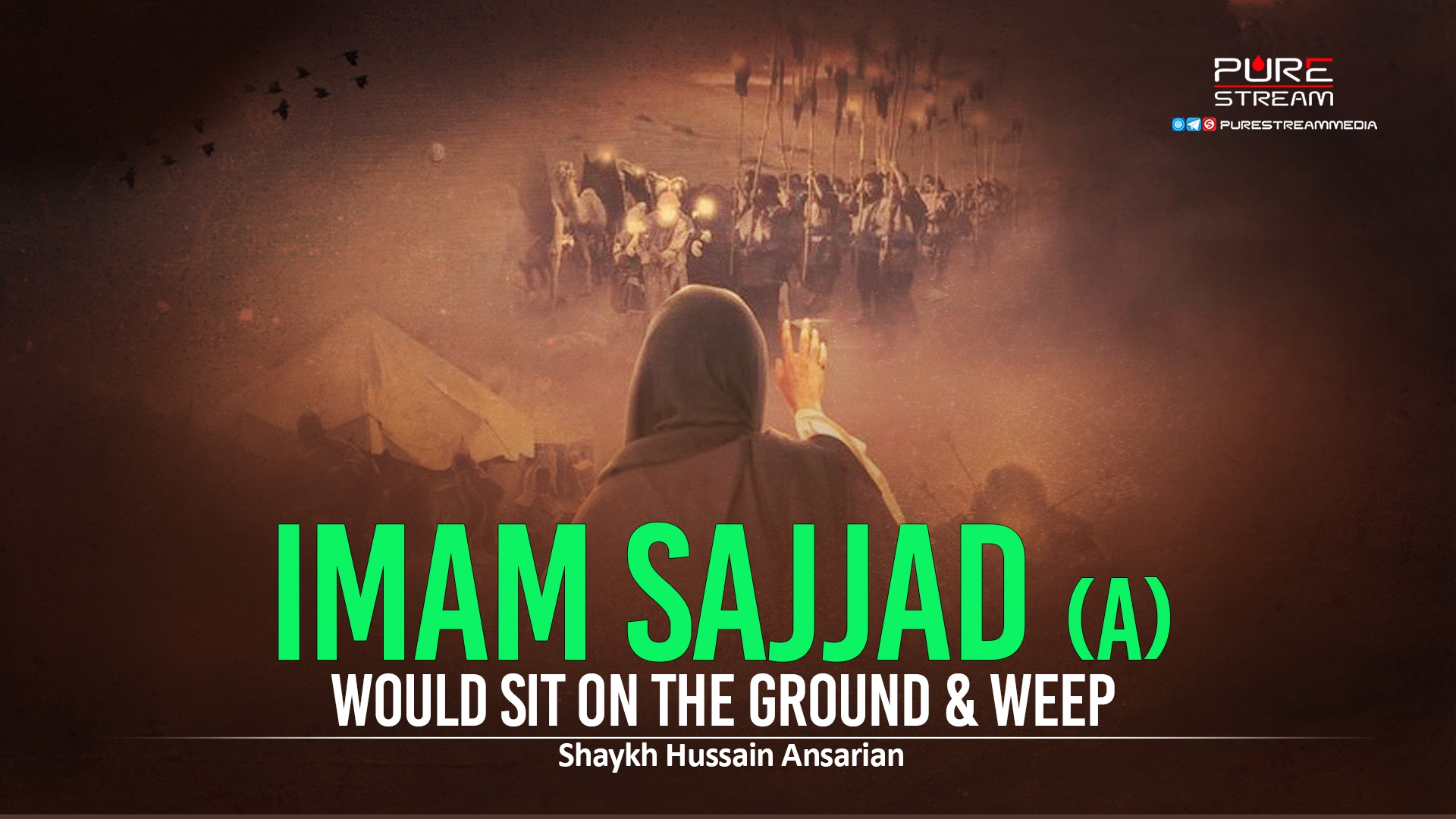 Imam Sajjad (A) Would Sit on the Ground & Weep | Shaykh Hussain Ansarian | Farsi Sub English