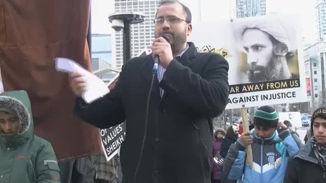 Protesters Demands and Resolution at Toronto Protest Rally to Condemn Shiekh Nimr Execution -English