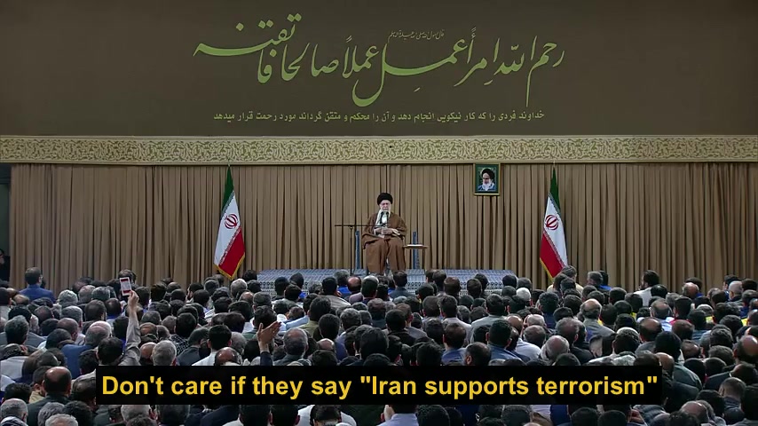 "People Support Palestine, Even In Washington And New York" | Ayatollah Khamenei | April 2024 | Farsi Sub English