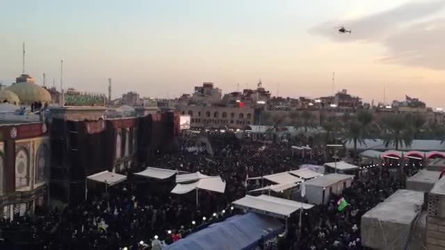 Arbaeen day from above. Arbaeen 2014 - All languages