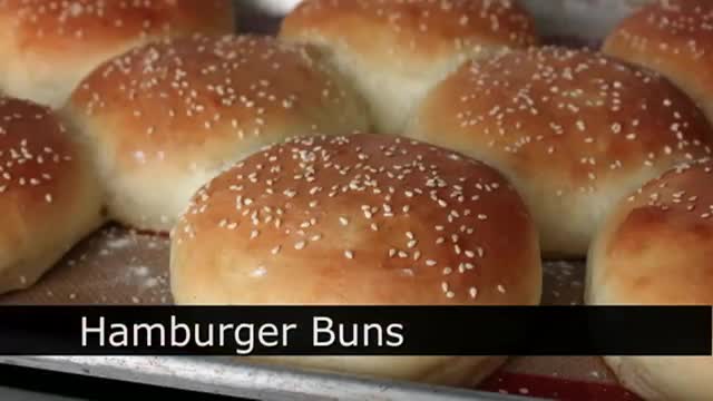 Hamburger Buns - How to Make Homemade Burger Buns - English