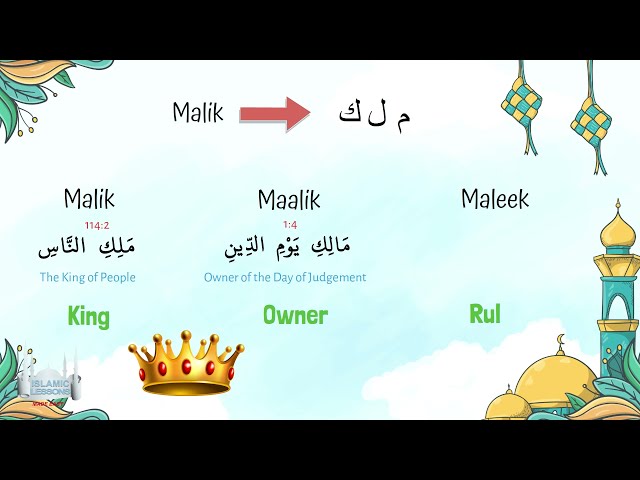 Allah\'s Names - Al Malik - 2 | English