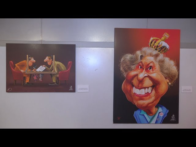 [11 June 2019] Queen Elizabeth birthday mocked in Tehran exhibition - English