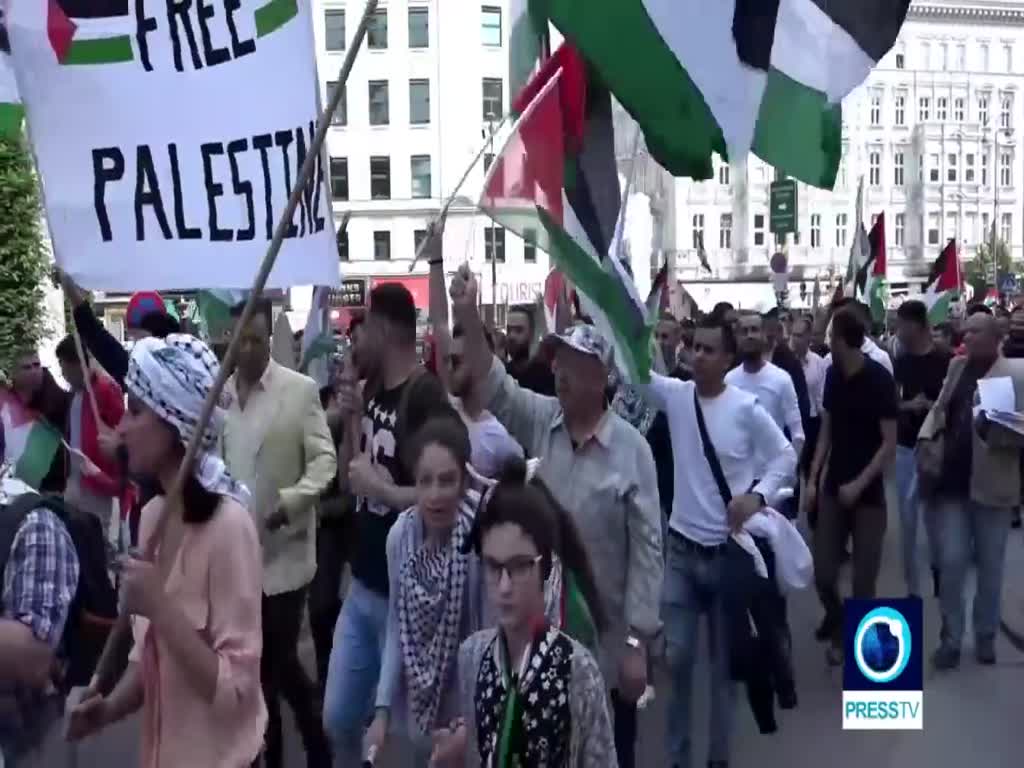 [19 May 2018] Austrian protesters condemn govt. inaction on Israel - English