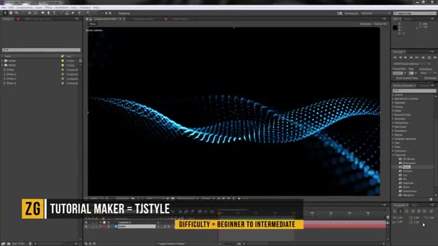 After Effects Tutorial | Creating Motion Graphic Elements Using TRAPCODE FORM - English