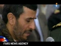 Ahmadinejad praying