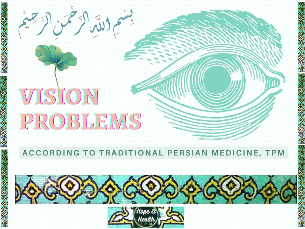 Vision Problems according to TPM - Traditional Persian Medicine - Tibb Sunati Irani - English