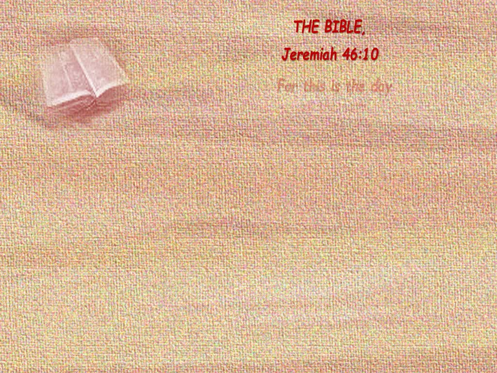 Karbala in Bible Jeremiah 46,10 | English